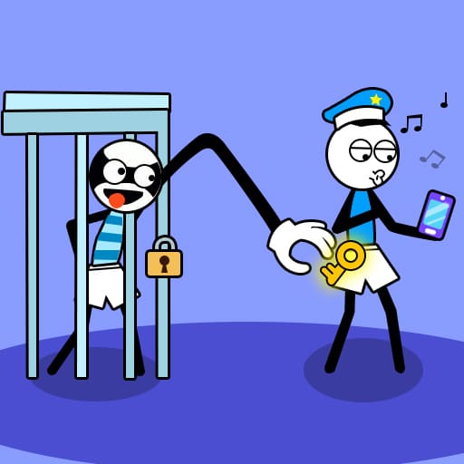 Game Stickman Troll Thief Puzzle